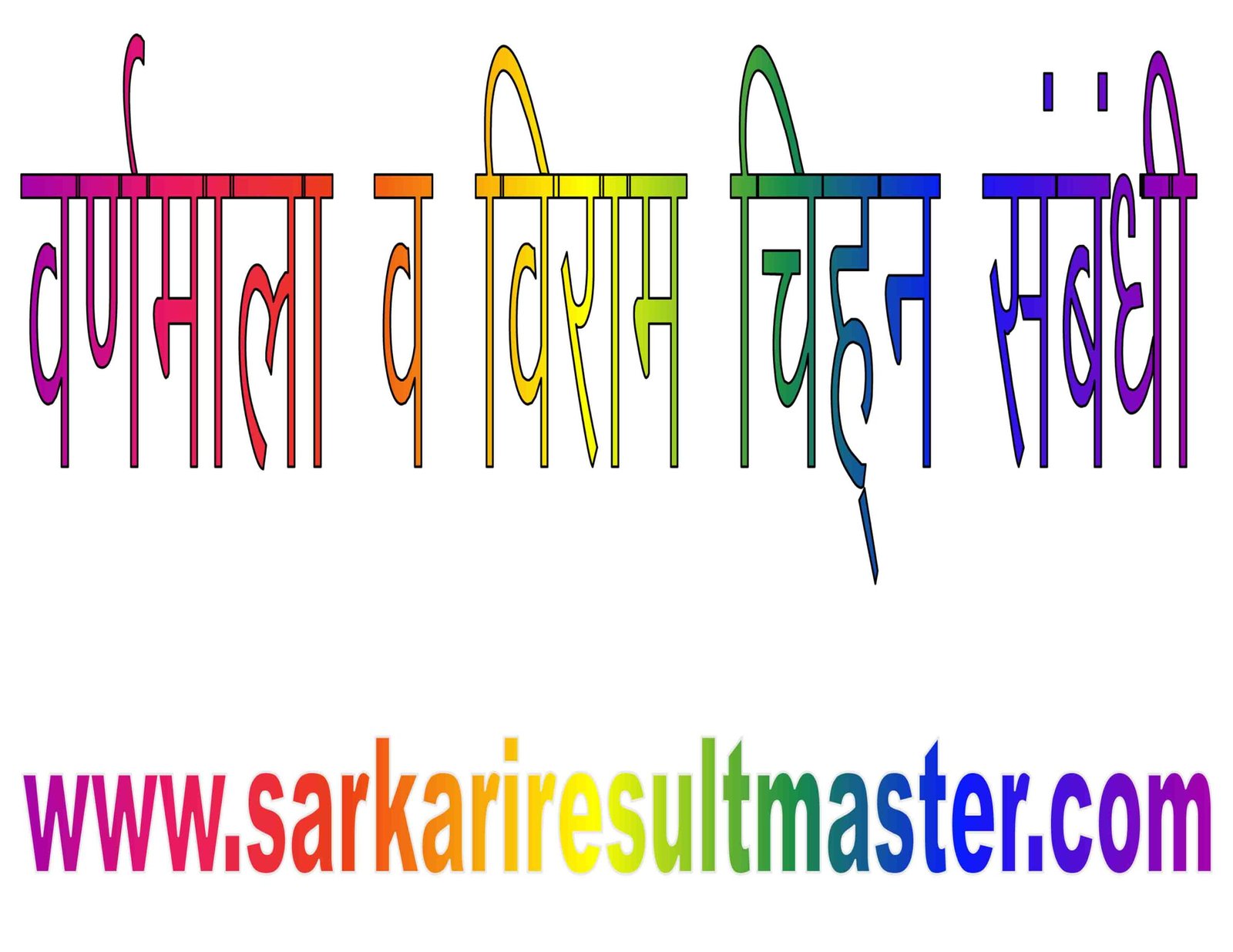 Read more about the article वर्णमाला व विराम चिह्न